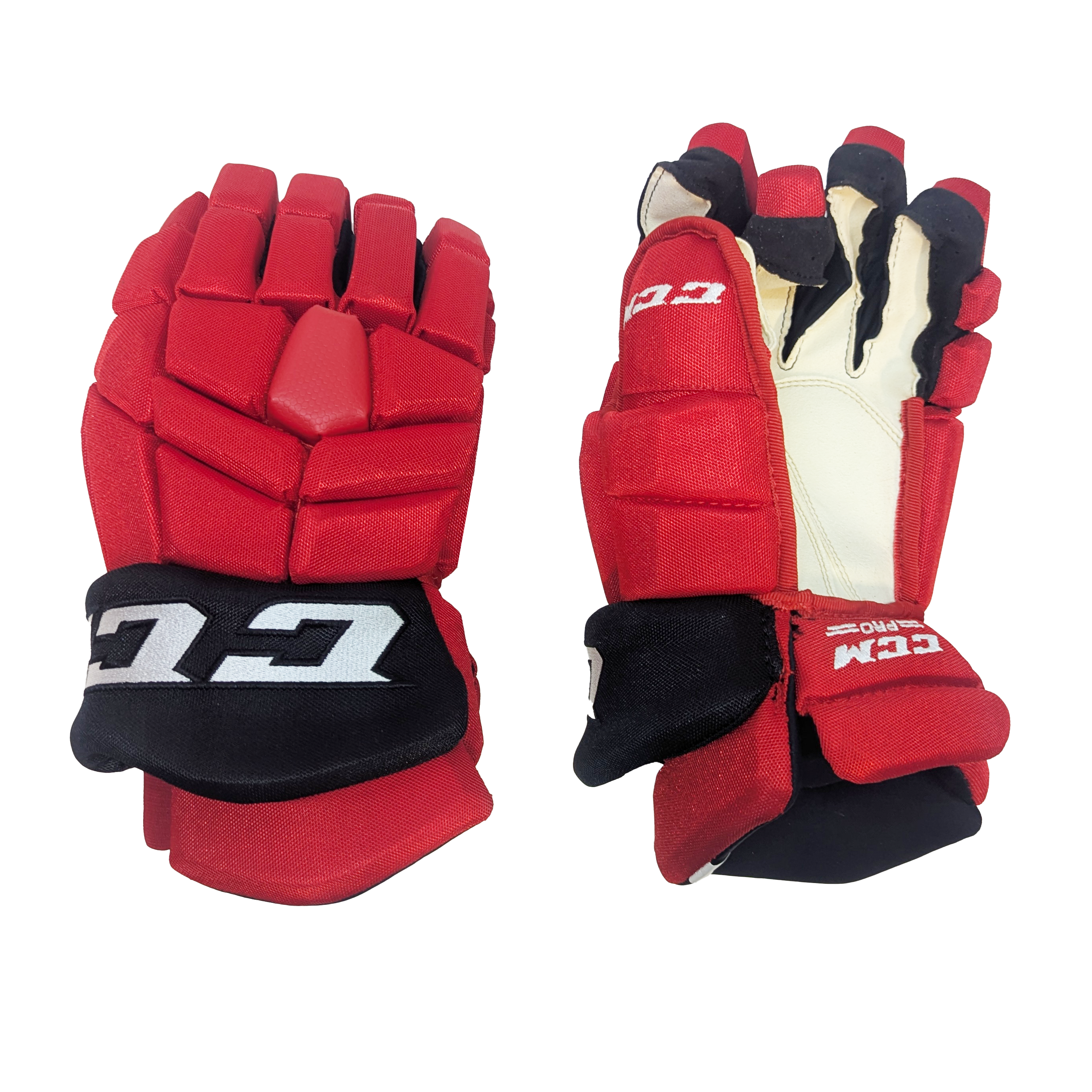 CCM HGTK - NHL Pro Stock Glove - New Jersey Devils (Red/Black)